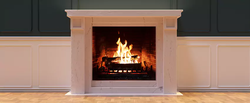 Open Flame Wood-Burning Fireplace Installation Services in Lexington, North Carolina