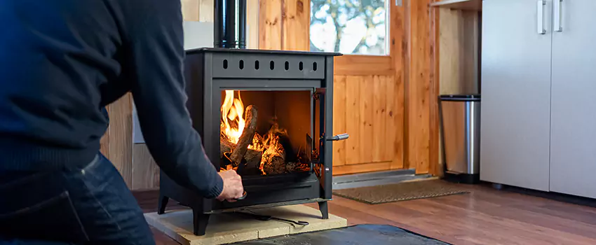 Open Hearth Wood Fireplace Installation in Lexington, NC