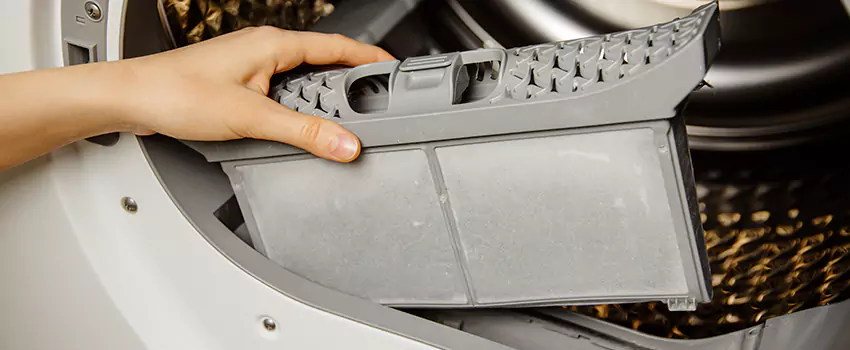 Signs Of A Clogged Dryer Lint Trap in Lexington, North Carolina