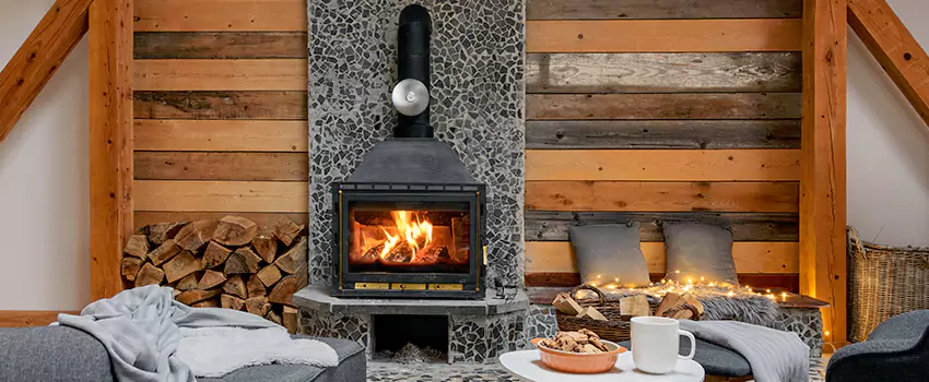 Thelin Hearth Products Direct Vent Gas Stove Fireplace Inspection in Lexington, North Carolina
